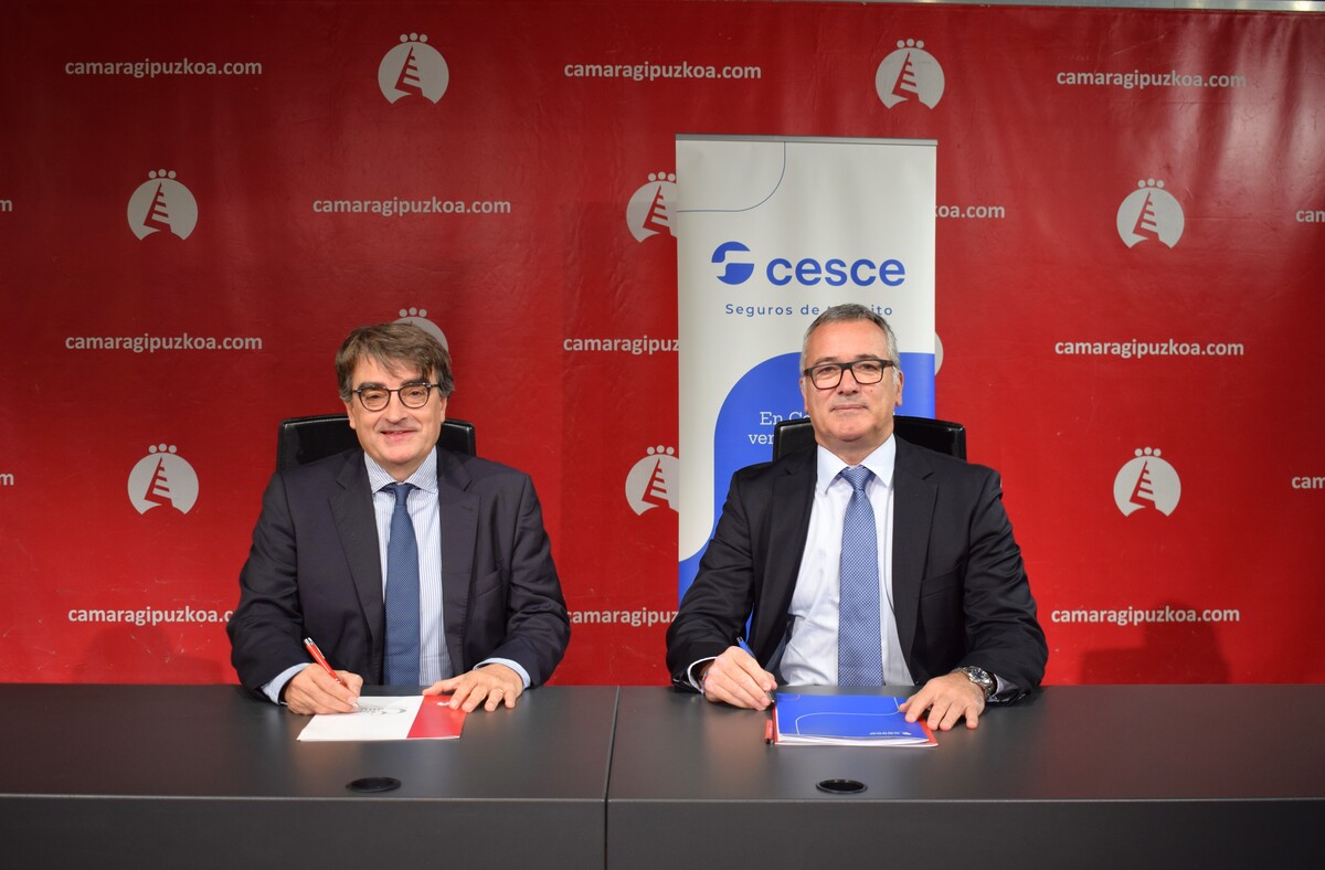Cesce y Cámara de Gipuzkoa firman un acuerdo para promover el impulso de la internacionalización de las empresas del territorio