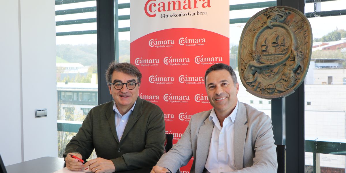 Cámara de Gipuzkoa y Diputación Foral firman el nuevo convenio que refuerza la internacionalización empresarial en 2026