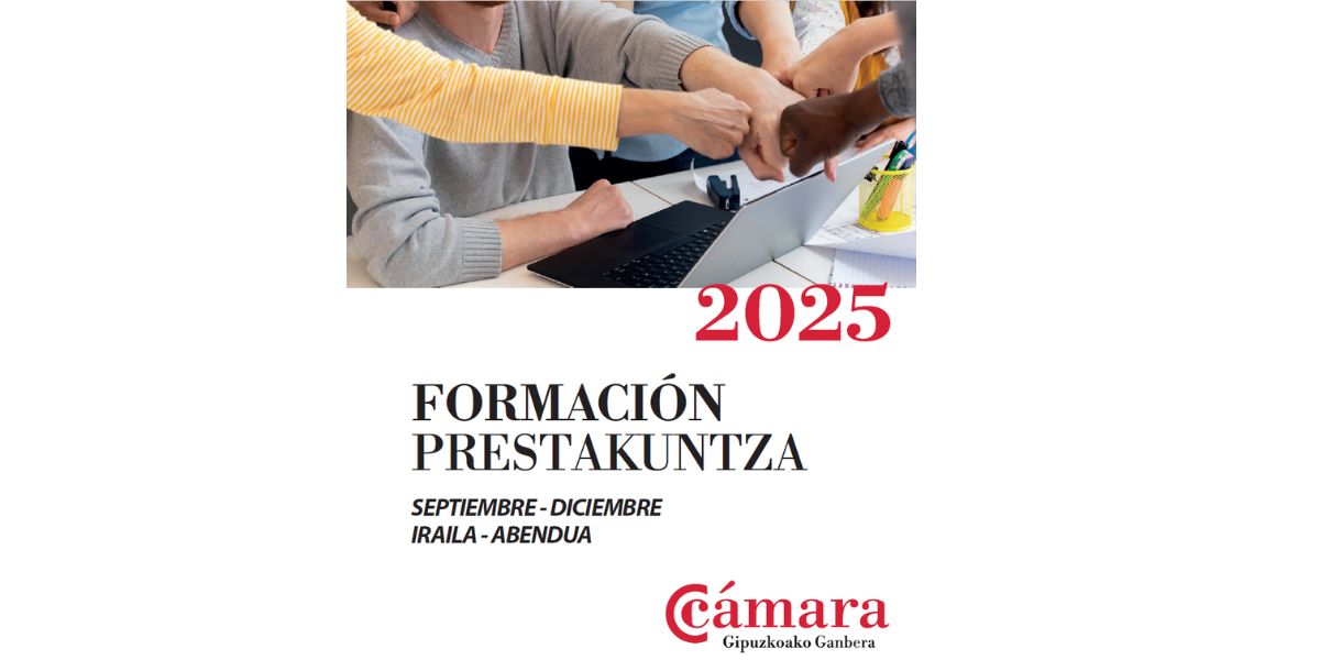 Cámara de Gipuzkoa apuesta por la inteligencia artificial, la igualdad y la empresa saludable en su nueva oferta formativa