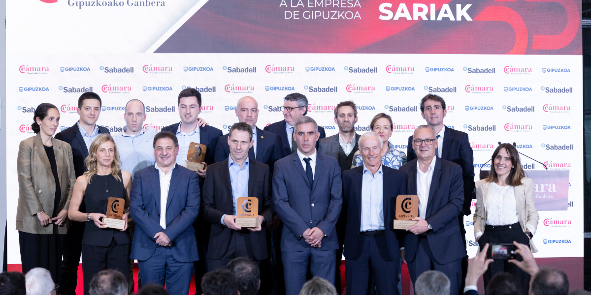 Cámara de Gipuzkoa distingue a SALTO Systems como Empresa de Gipuzkoa del año 2025 