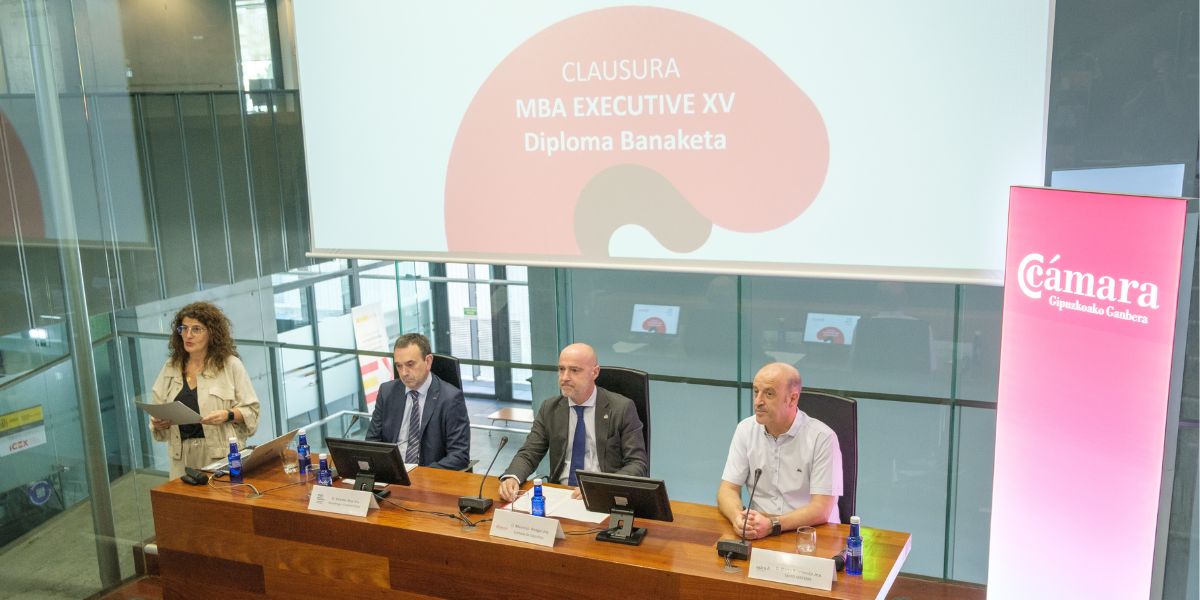 Cámara Gipuzkoa y Mondragon Unibertsitatea clausuran la XV edición del MBA Executive