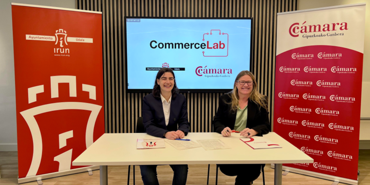El Ayuntamiento de Irun y Cámara de Gipuzkoa se unen para impulsar la formación práctica del comercio local en el Commerce Lab