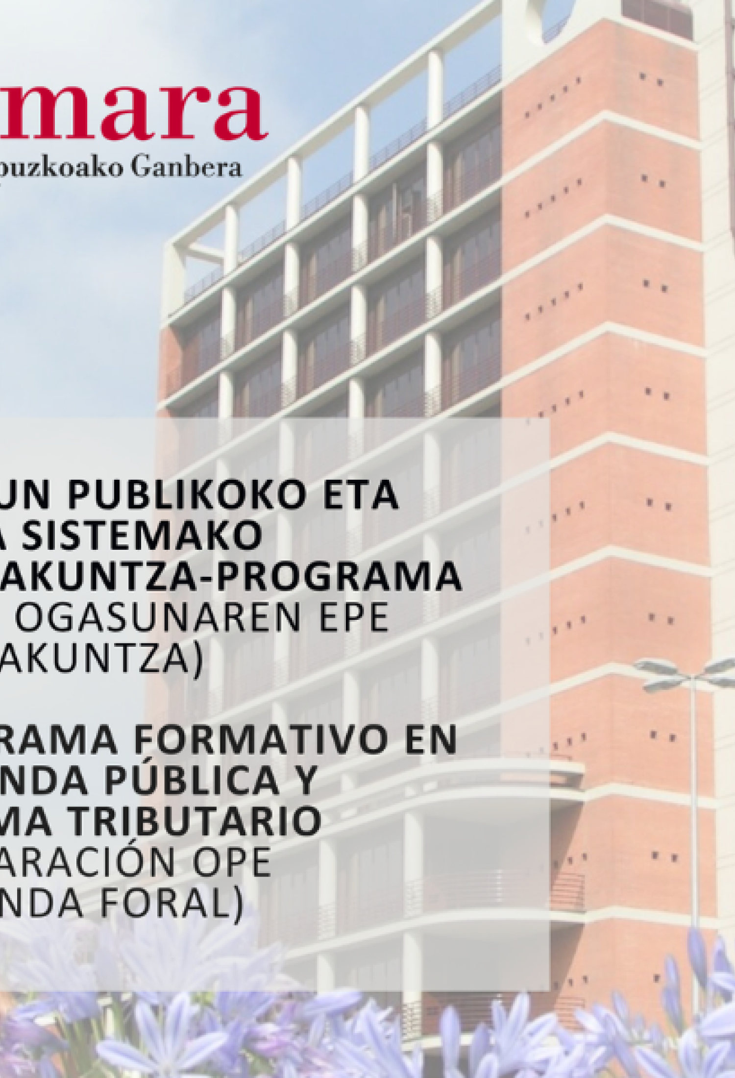 Cámara de Gipuzkoa y UPV/EHU lanzan un programa de especialización en fiscalidad guipuzcoana para profesionales y graduados