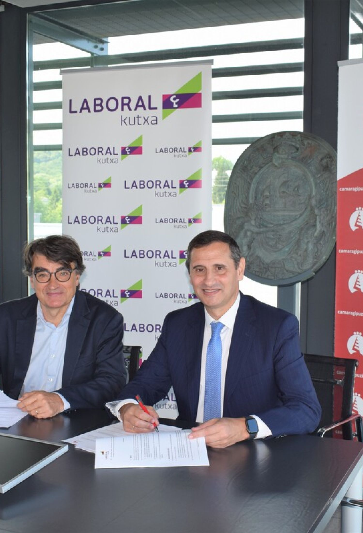 LABORAL Kutxa y Cámara de Gipuzkoa colaboran en el impulso al desarrollo económico del territorio