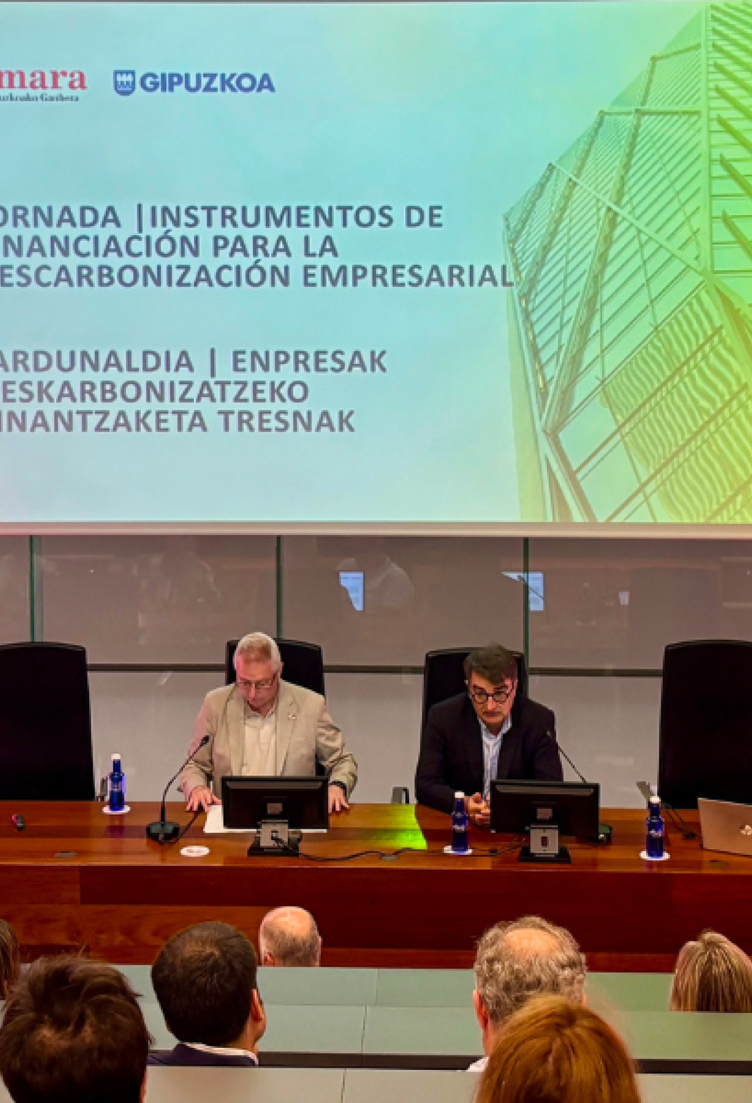 Cámara de Gipuzkoa y el departamento de Sostenibilidad de la Diputación Foral de Gipuzkoa acercan a las empresas las principales vías de financiación para impulsar la descarbonización